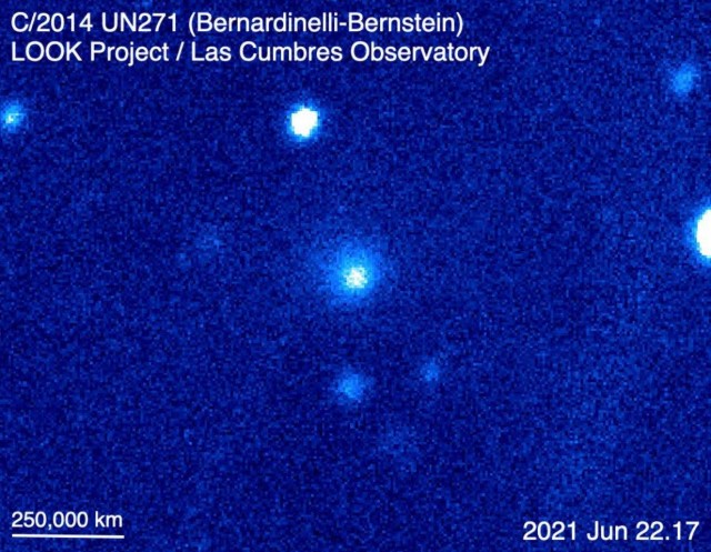 Зафіксована комета C/2014 UN271 / Фото LOOK/LCO   